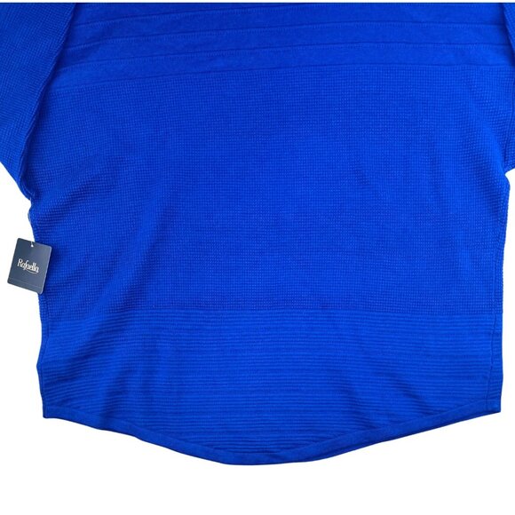 Rafaella Sports Wear Womens Blue Textured Knit Pullover Sweater 1X - Picture 10 of 11